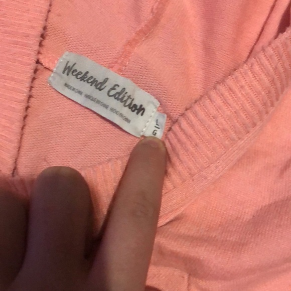 Pink pants and sweater set - Picture 2 of 3